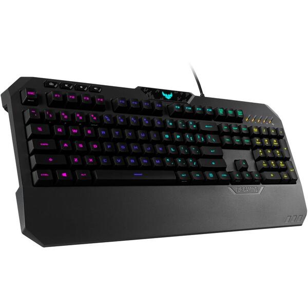 Tastatura Asus TUF K5 neagra iluminare RGB