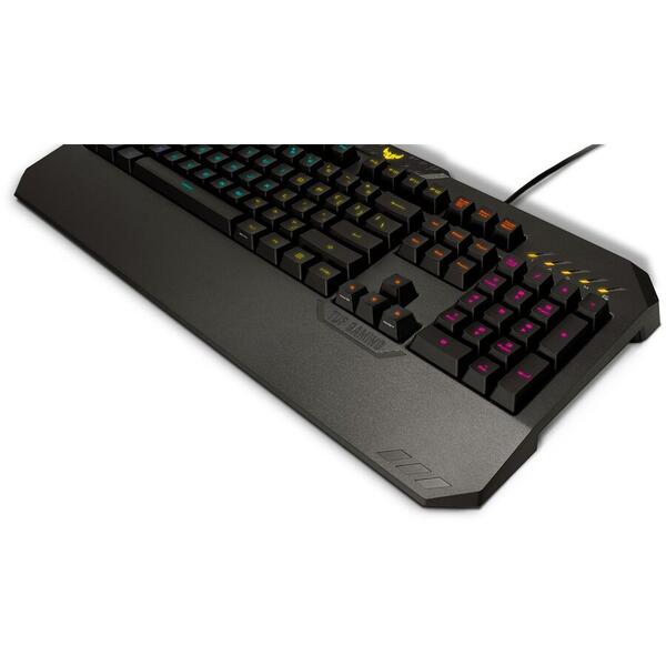 Tastatura Asus TUF K5 neagra iluminare RGB