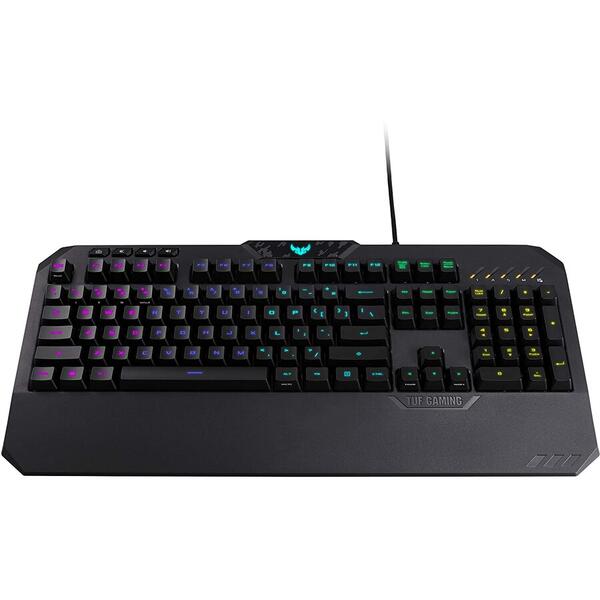 Tastatura Asus TUF K5 neagra iluminare RGB