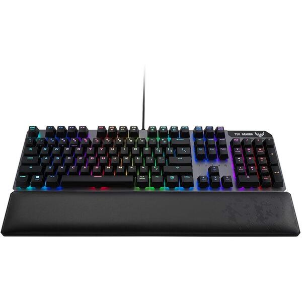 Tastatura gaming Asus TUF K7 switch-uri optical-mech RGB neagra