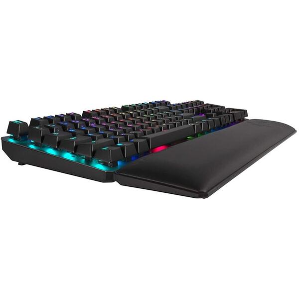 Tastatura gaming Asus TUF K7 switch-uri optical-mech RGB neagra