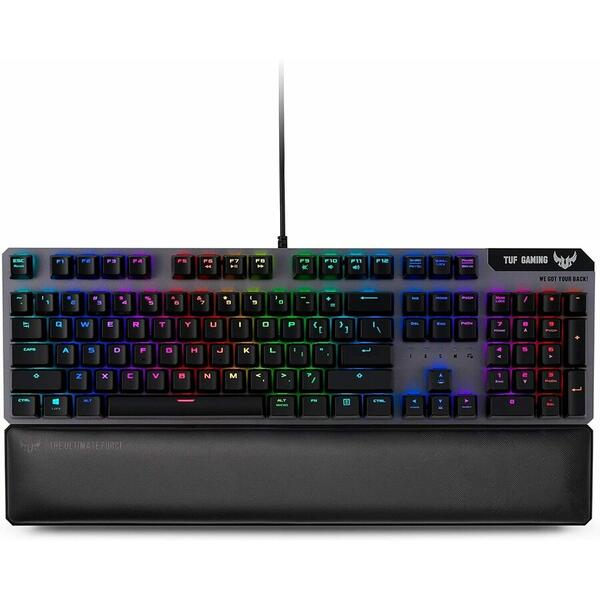Tastatura gaming Asus TUF K7 switch-uri optical-mech RGB neagra