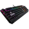 Tastatura gaming Asus ROG Strix Scope Deluxe switch-uri Cherry MX Red neagra iluminare RGB