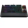 Tastatura gaming Asus ROG Strix Scope TKL Deluxe Cherry MX Red argintie iluminare RGB