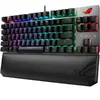 Tastatura gaming Asus ROG Strix Scope TKL Deluxe Cherry MX Red argintie iluminare RGB