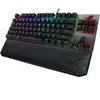 Tastatura gaming Asus ROG Strix Scope TKL Deluxe Cherry MX Red argintie iluminare RGB