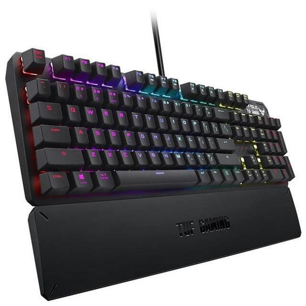 Tastatura gaming Asus TUF K3 iluminare RGB neagra