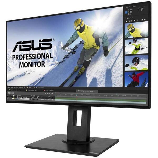 Monitor Profesional Asus PB247Q, 23.8 inchi Full HD, 5ms, Boxe, Negru