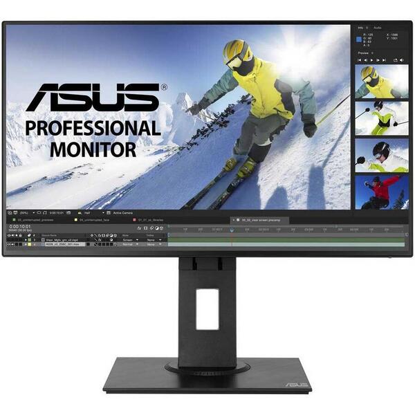 Monitor Profesional Asus PB247Q, 23.8 inchi Full HD, 5ms, Boxe, Negru