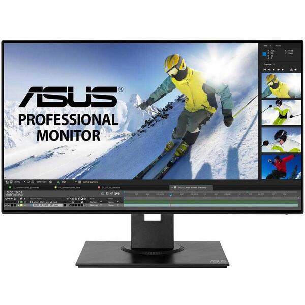 Monitor Profesional Asus PB247Q, 23.8 inchi Full HD, 5ms, Boxe, Negru