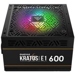Sursa Gamdias Kratos E1 600W iluminare RGB