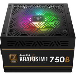 Sursa Gamdias Kratos M1 Bronze 750W iluminare RGB