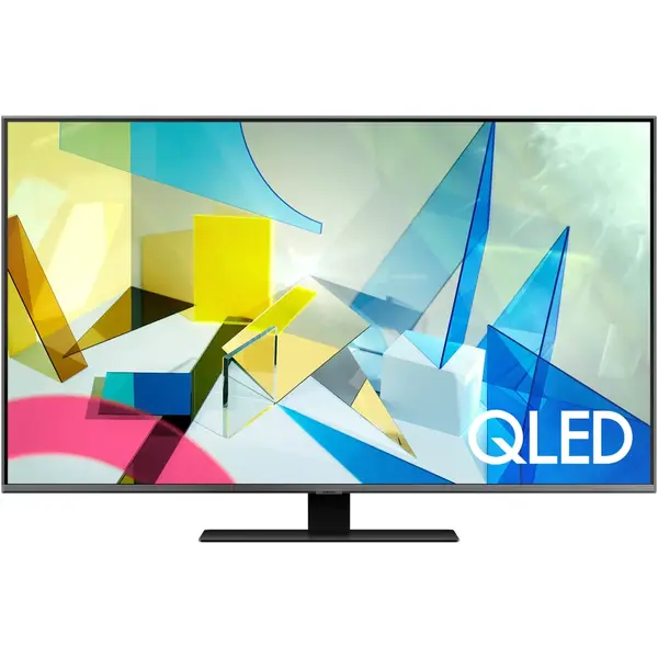 Televizor LED Samsung Smart TV QLED 55Q80TA 140cm 4K UHD HDR, Gri