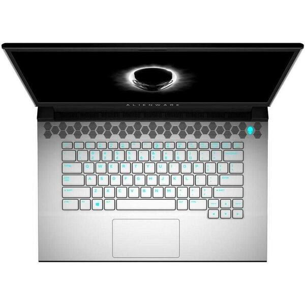 Laptop Gaming Dell Alienware m15 R3, 15.6'' FHD 300Hz, Intel Core i9-10980HK, 32GB DDR4, 2x 512GB SSD, GeForce RTX 2070 SUPER 8GB, Win 10 Pro, Lunar Light, 3Yr BOS