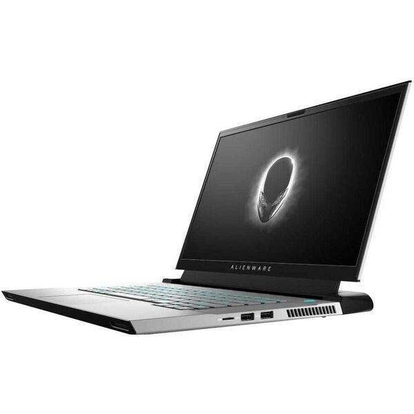 Laptop Gaming Dell Alienware m17 R3, 17.3 inch FHD 144Hz, Intel Core i7-10750H, 16GB DDR4, 2x 512GB SSD, GeForce GTX 1660 Ti 6GB, Win 10 Pro, Lunar Light, 3Yr BOS