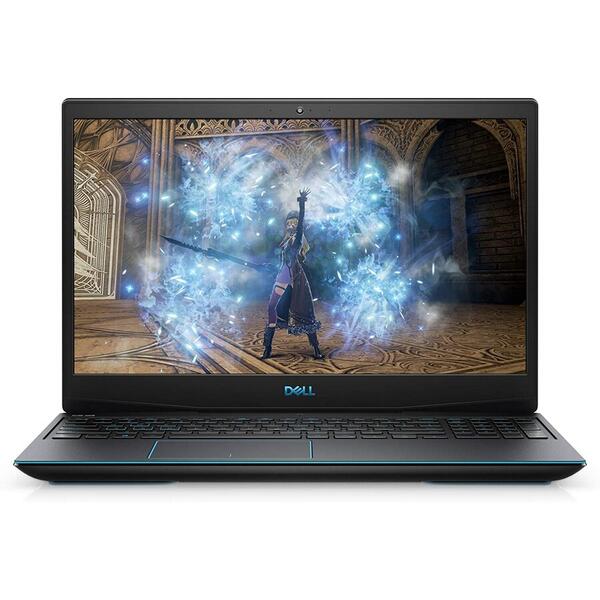 Laptop Dell Gaming G3 3500, 15.6 inch FHD 144Hz, Intel Core i7-10750H, 16GB DDR4, 1TB SSD, GeForce RTX 2060 6GB, Win 10 Home, Eclipse Black, 3Yr CIS