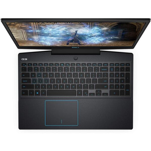 Laptop Dell Gaming G3 3500, 15.6 inch FHD 144Hz, Intel Core i7-10750H, 16GB DDR4, 1TB SSD, GeForce RTX 2060 6GB, Win 10 Home, Eclipse Black, 3Yr CIS