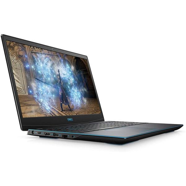 Laptop Dell Gaming G3 3500, 15.6 inch FHD 144Hz, Intel Core i5-10300H, 8GB DDR4, 1TB SSD, GeForce GTX 1650 Ti 4GB, Win 10 Home, Eclipse Black, 3Yr CIS