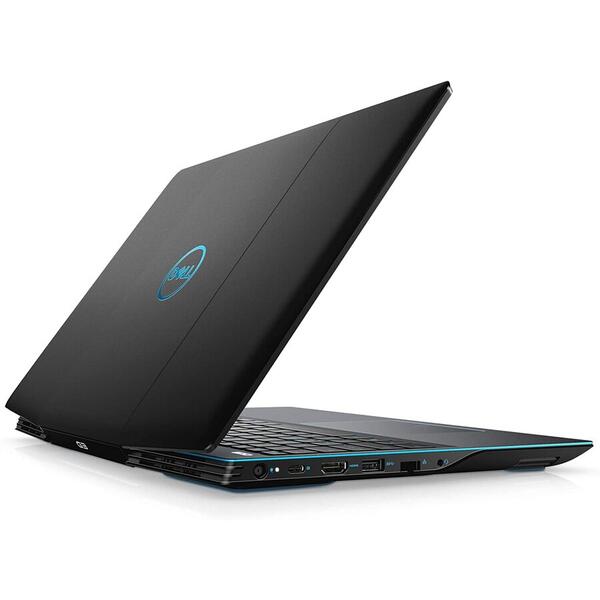 Laptop Dell Gaming G3 3500, 15.6 inch FHD 144Hz, Intel Core i7-10750H, 16GB DDR4, 512GB SSD, GeForce GTX 1650 Ti 4GB, Win 10 Home, Eclipse Black, 3Yr CIS