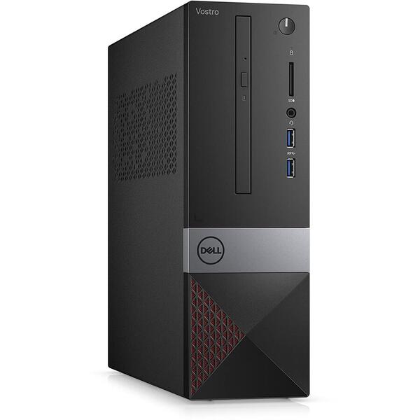 Sistem Brand Dell Vostro 3681 SFF, Intel Core i3-10100 3.6GHz, 8GB RAM, 256GB SSD, UHD 630, Win 10 Pro