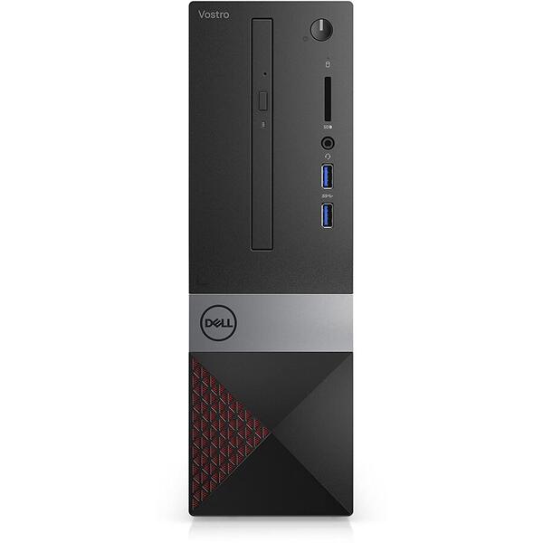 Sistem Brand Dell Vostro 3681 SFF, Intel Core i5-10400 2.9GHz, 8GB RAM, 256GB SSD, UHD 630, Linux