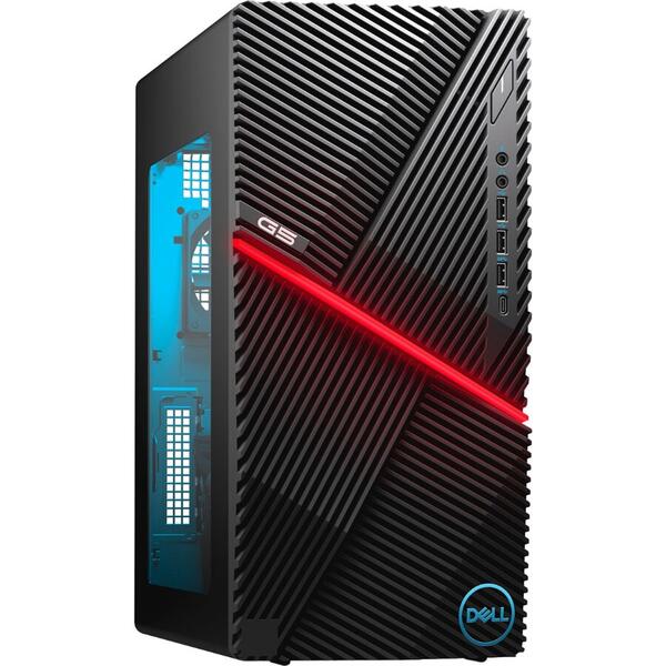 Sistem Brand Dell G5 5000 Tower, Intel Core i7-10700F 2.9GHz, 16B RAM, 1TB SSD, GeForce RTX 2060 Super 8GB, Win 10 Home