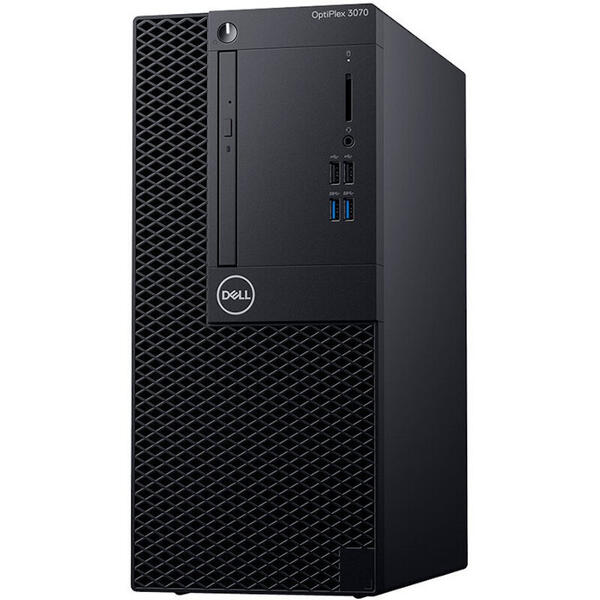 Sistem Brand Dell OptiPlex 3070 MT, Intel Core i5-9500, 8GB DDR4, 1TB HDD, GMA UHD 630, Linux