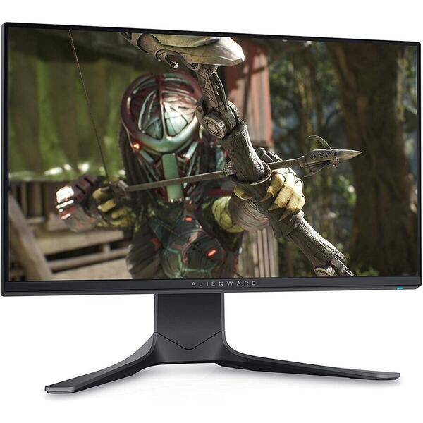 Monitor Gaming Dell Alienware AW2521HFL 24.5 inch FHD 1 ms FreeSync Premium + G-Sync 240 Hz, Lunar Light