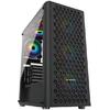 Carcasa Inaza Fury Tempered Glass RGB Neagra