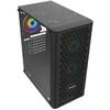 Carcasa Inaza Fury Tempered Glass RGB Neagra