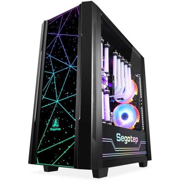 Carcasa Segotep Phoenix K3 RGB Neagra