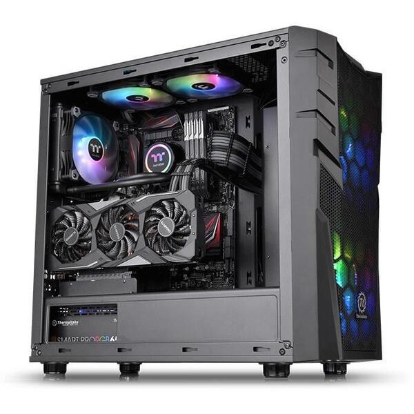 Carcasa Thermaltake Commander C35 Tempered Glass ARGB Neagra