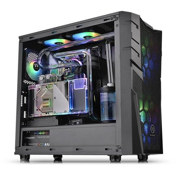 Carcasa Thermaltake Commander C32 Tempered Glass ARGB Neagra