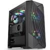 Carcasa Thermaltake Commander G33 Tempered Glass iluminare aRGB Neagra