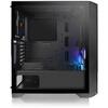 Carcasa Thermaltake Commander G33 Tempered Glass iluminare aRGB Neagra