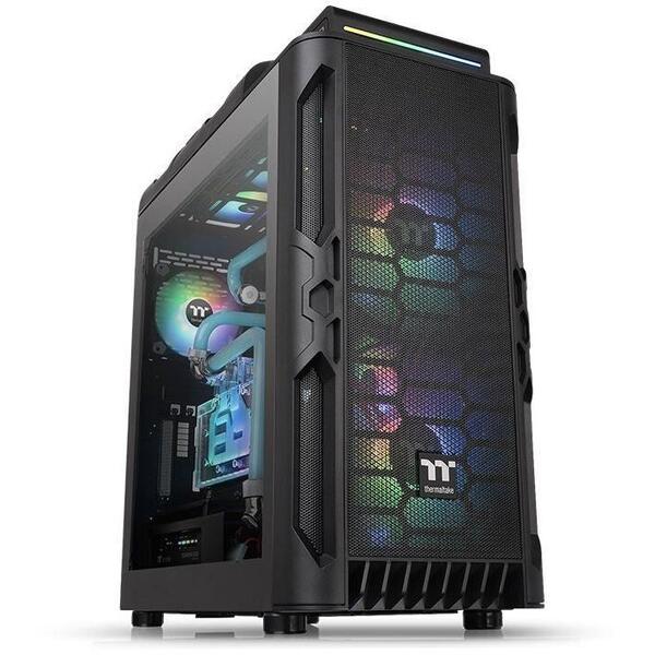 Carcasa Thermaltake Level 20 RS Tempered Glass iluminare aRGB Neagra