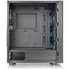 Carcasa Thermaltake V250 Tempered Glass iluminare aRGB, Neagra