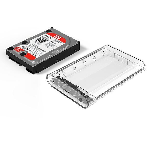 Rack Orico 3139U3 USB 3.0 3.5 inch Transparent