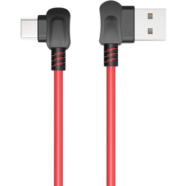 Orico TCW-10 90 grade USB Type-A - USB Type-C 100cm  Rosu