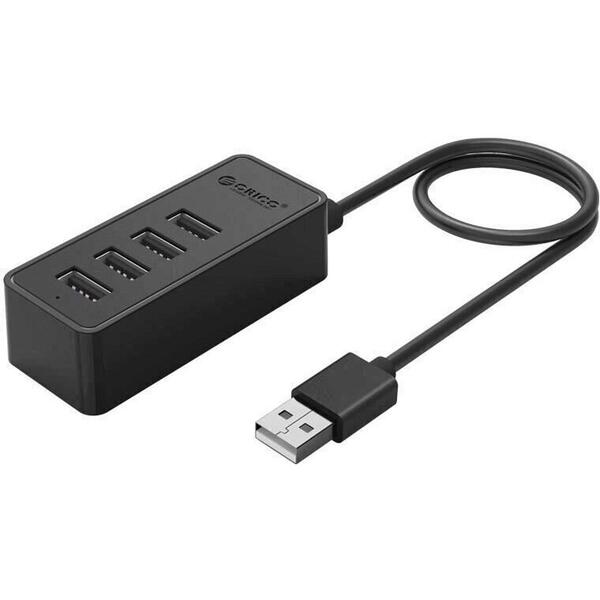 Hub USB Orico W5P-U2 4 port-uri USB 2.0 Negru