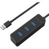 Hub USB Orico W5PH4-U3 PRO USB 3.0 Negru