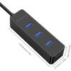 Hub USB Orico W5PH4-U3 PRO USB 3.0 Negru