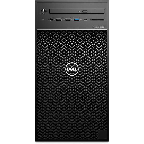 Sistem Brand Dell Precision 3640 Tower, Intel Core i7-10700 2.9GHz, 16GB RAM, 512GB SSD + 2TB HDD, nVidia Quadro P2200 5GB, Win 10 Pro