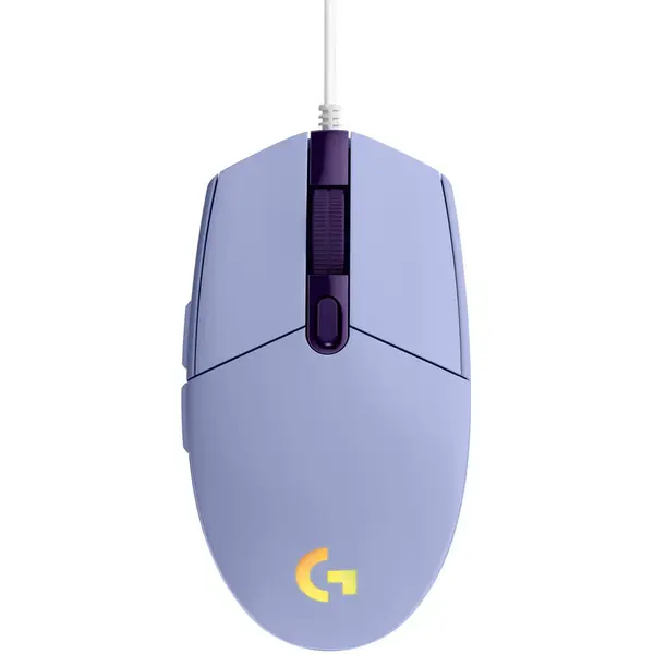 Mouse Gaming Logitech G102 Lightsync RGB USB Lilac