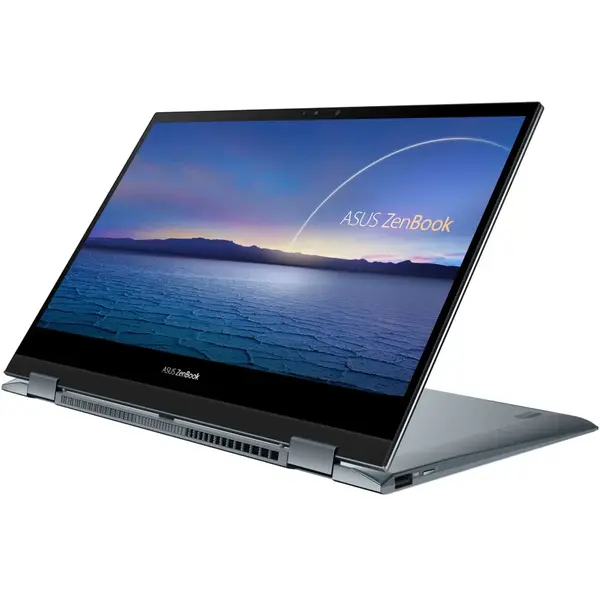 Ultrabook Asus ZenBook Flip 13 UX363EA, 13.3 inch FHD Touch, Intel Core i5-1135G7, 8GB DDR4, 512GB SSD, Intel Iris Xe, Win 10 Home, Pine Grey