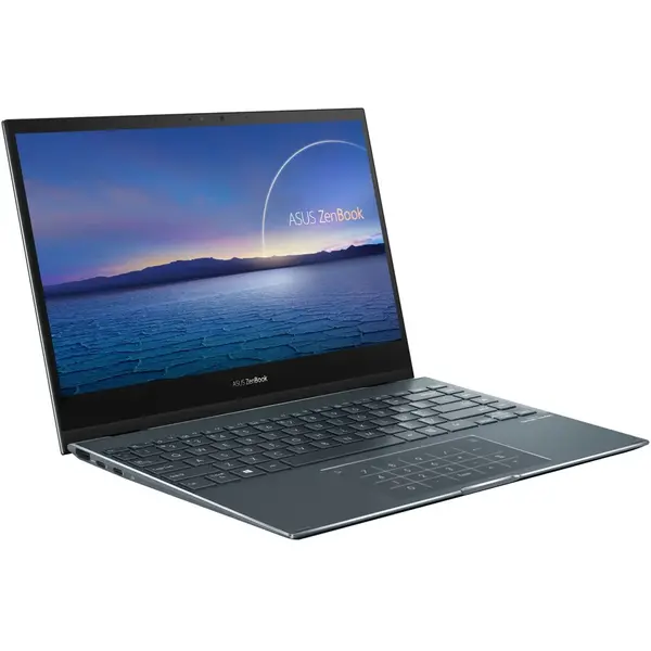 Ultrabook Asus ZenBook Flip 13 UX363EA, 13.3 inch FHD Touch, Intel Core i5-1135G7, 8GB DDR4, 512GB SSD, Intel Iris Xe, Win 10 Home, Pine Grey