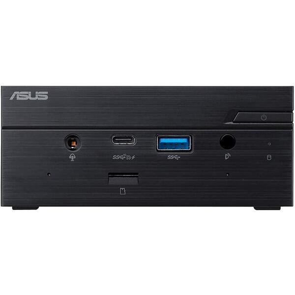 Mini PC Asus PN50, AMD Ryzen 3 4300U 2.3GHz, fara RAM, fara HDD, Radeon Graphics, Negru