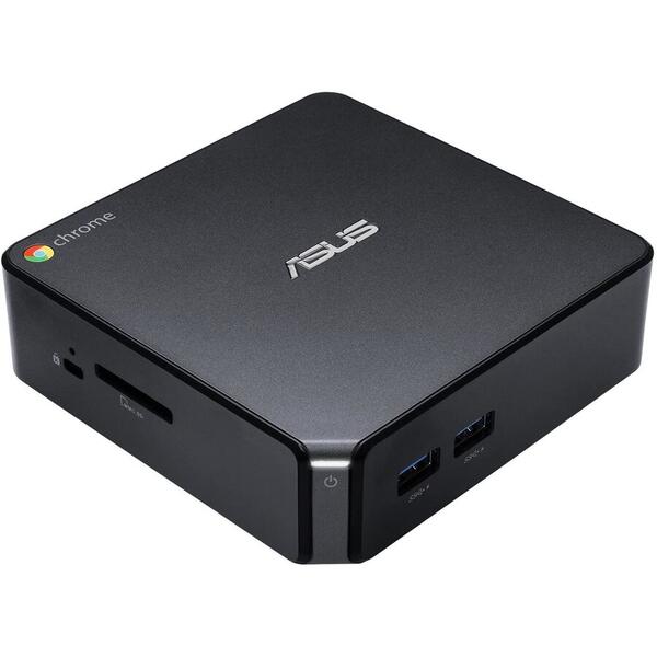 Mini PC Asus CHROMEBOX3 Intel Core i3 8130U 2.3GHz, 4GB DDR4, 64GB SSD, Intel UHD Graphics 620. Chrome OS, Negru