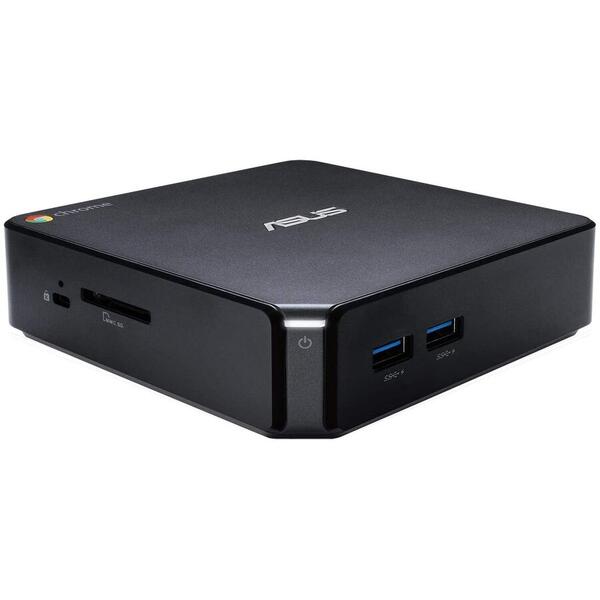 Mini PC Asus CHROMEBOX3 Intel Core i3 8130U 2.3GHz, 4GB DDR4, 64GB SSD, Intel UHD Graphics 620. Chrome OS, Negru