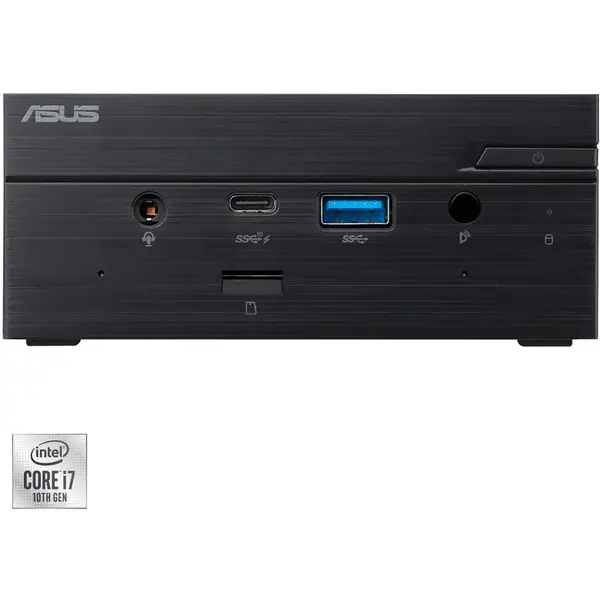 Mini PC Asus PN62, Intel Core i5-10210U 1.6GHz, 8GB RAM, 256GB SSD, Intel UHD Graphics, Windows 10 Home, Negru